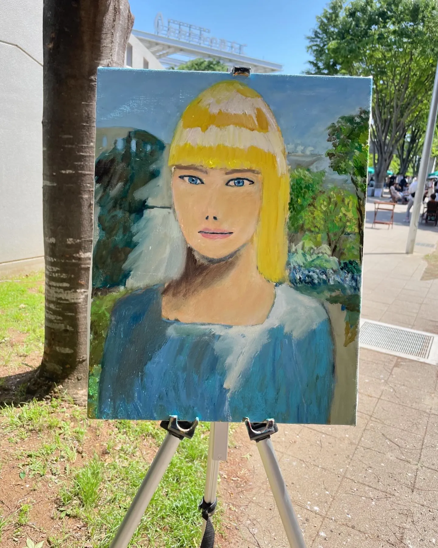 おおたかの森で描いた「エウロピはおおたかの森